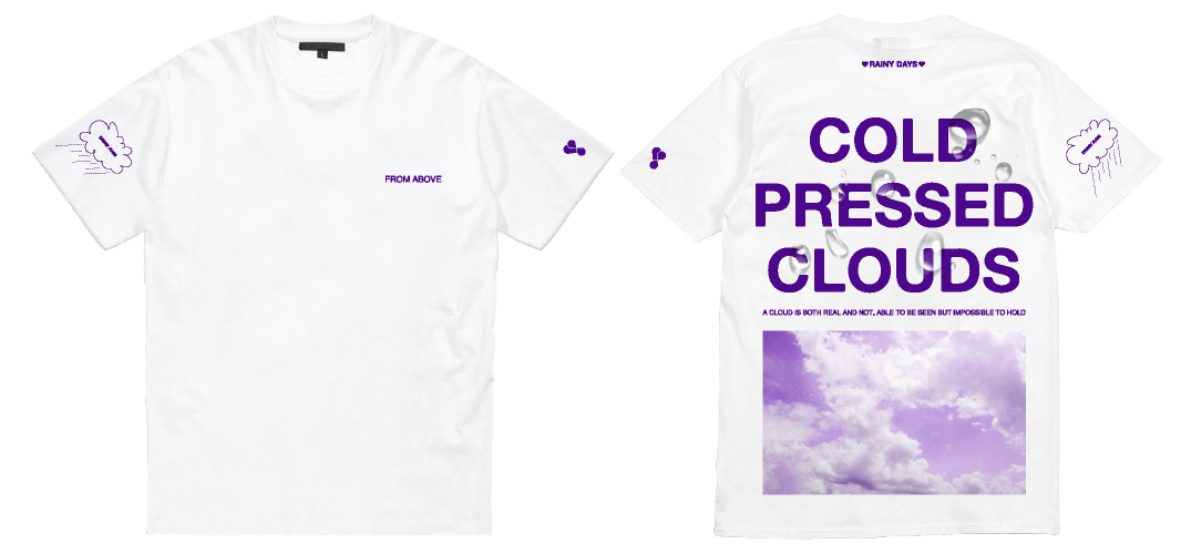 Cold Pressed T shirt both resized